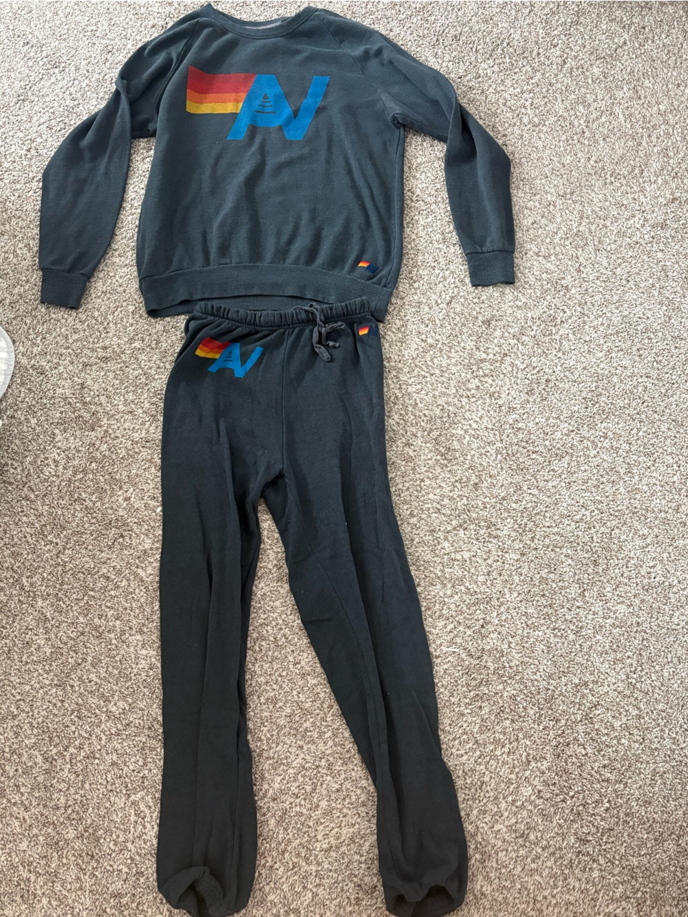 Aviator Nation SET Large/XL crewneck and jogger